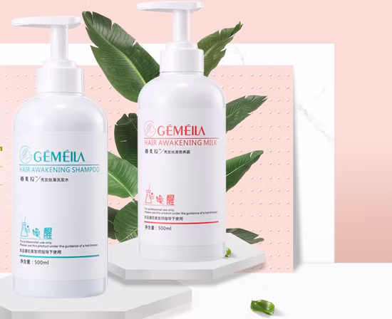 Menthe Cool été cheveux shampooing + revitalisant ensemble Mosituring produit réparé ensemble de vente chaude riz-eau Enzyme ensemble de cheveux naturels